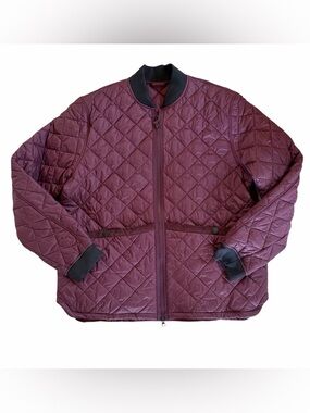 Barbour Burgandy Quilted Jacket